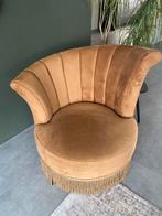 Vintage fauteuil, Ophalen, Gebruikt, Minder dan 75 cm, Stof
