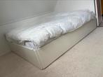 2 pers bed met lattenbodems, Ophalen, Gebruikt, Tweepersoons, 180 cm