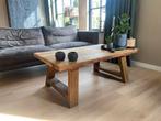 Nieuwe Landelijke oud houten salontafel 120x70, Ophalen, 100 tot 150 cm, Nieuw, 50 tot 100 cm