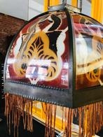 Jugendstiel hanglamp, Huis en Inrichting, Ophalen, Gebruikt, Jugendstiel, Glas