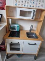 Ikea keuken met veel speelgoed, Kinderen en Baby's, Speelgoed | Speelkeukens, Ophalen of Verzenden, Zo goed als nieuw, Hout