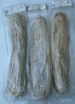 RAFFIA DECO BEIGE 2 stuks nieuw., -, -, Nieuw, Ophalen of Verzenden