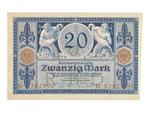 Duitsland 20 Mark 1915 Reichbanknote, Postzegels en Munten, Bankbiljetten | Europa | Niet-Eurobiljetten, Ophalen of Verzenden