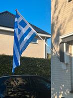 Griekse vlag, voor b.v. Thema feest Mama Mia, Ophalen of Verzenden, Zo goed als nieuw