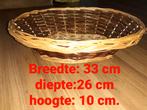 Rieten Mandje - Handgemaakt, Mand, Rond, Ophalen of Verzenden, Zo goed als nieuw