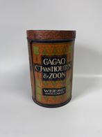 Groot geleefd vintage Van Houten Cacao blik, Verzamelen, Blikken, Ophalen of Verzenden, Gebruikt, Overige, Overige merken