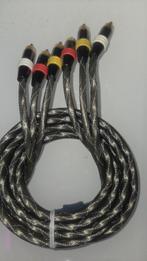 RCA/Cinch kabels - Vergulde tulp kabels, Audio, Tv en Foto, Audiokabels en Televisiekabels, Ophalen of Verzenden, Gebruikt, 2 tot 5 meter