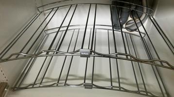 2x SieMatic MultiMatic Flessenrek (6 flessen) chroom beschikbaar voor biedingen