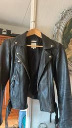 Biker jas echt leer trf  zara maat s, Ophalen of Verzenden, Maat 36 (S), Gedragen, Zara