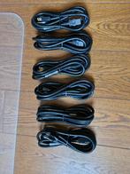 6 stuks USA netsnoer 2,5 meter C13-female - usa stekker male, Ophalen of Verzenden, Nieuw, Stekker