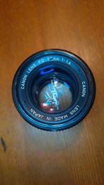 Canon FD 50mm 1.4 - Prime Lens, Audio, Tv en Foto, Fotografie | Lenzen en Objectieven, Ophalen of Verzenden, Gebruikt, Standaardlens