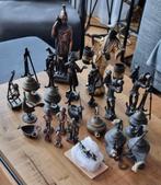 Verzameling bronzen beeldjes in 1 koop - 23 stuks, Brons, Ophalen