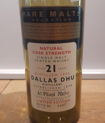 Dallas Dhu Rare Malt 1975 21 years LEEG beschikbaar voor biedingen