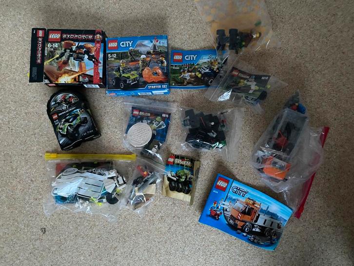 Lego partij sets ...x City Exoforce System Racers, Kinderen en Baby's, Speelgoed | Duplo en Lego, Gebruikt, Lego, Complete set