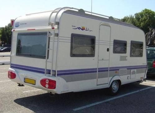 Hobby 450 UF De Luxe Easy incl.voortent en luifel, Caravans en Kamperen, Caravans, Particulier, tot en met 4, 750 - 1000 kg, Rondzit