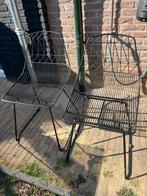 Metalen stoelen, Huis en Inrichting, Stoelen, Ophalen, Gebruikt