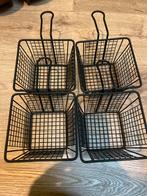 4 Frietmandjes / Patatmandjes - IJzer - 1x Gebruikt, Ophalen of Verzenden, Zo goed als nieuw