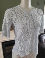 YAS lieflijk blauwe kanten top S 36 topje | Gratis Verzenden, Zo goed als nieuw, Korte mouw, Maat 36 (S), YAS