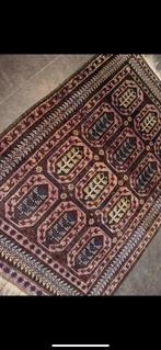 Handgeknoopt Oosters wollen tapijt – vintage, Beige, 200 cm of meer, Ophalen of Verzenden, Zo goed als nieuw