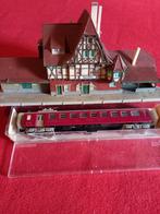 Restauratie wagon fleischmann en station., Hobby en Vrije tijd, Modeltreinen | H0, Ophalen, Gelijkstroom, Wagon, Fleischmann