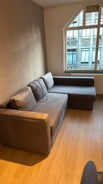 Slaapbank Ikea antraciet, Huis en Inrichting, Slaapkamer | Slaapbanken, Ophalen, Gebruikt, Tweepersoons, 140 cm