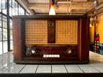 Vintage Philips Buisradio, Blikvanger uit de Jaren ’50, Audio, Tv en Foto, Ophalen of Verzenden, Zo goed als nieuw, Radio