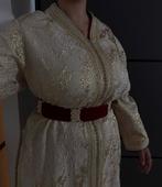 marokaanse kaftan beige/goud, Maat 38/40 (M), Overige typen, Beige, Nieuw