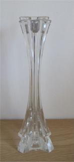Sierlijke kandelaar van kristal, Antiek en Kunst, Ophalen of Verzenden, Glas
