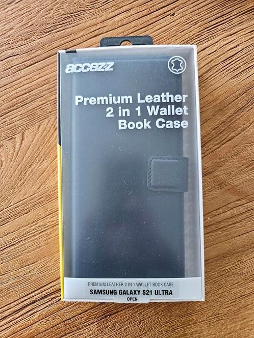 Accezz 2 in one wallet book case Samsung Galaxy S21 ultra, Telecommunicatie, Mobiele telefoons | Hoesjes en Frontjes | Samsung