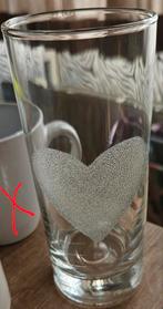 1x Longdrink glas (hartje), Ophalen of Verzenden, Zo goed als nieuw
