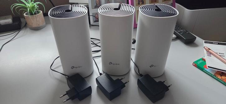 TP-Link Deco M4 AC1200 Mesh WiFi Systeem (3 pods), Computers en Software, Routers en Modems, Gebruikt, Router, Ophalen of Verzenden