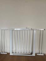 children safety gate 73 to 80 cm with 2 extension of 14cm, Kinderen en Baby's, Traphekjes, Ophalen, Aluminium, Zo goed als nieuw