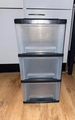 Plastic ladenkast, Huis en Inrichting, Kasten | Ladekasten, Ophalen, Zo goed als nieuw, 3 of 4 laden, Minder dan 100 cm