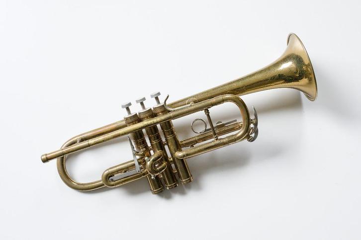 Trompet C Conn, Muziek en Instrumenten, Blaasinstrumenten | Trompetten, Gebruikt, C-trompet, Ophalen of Verzenden