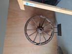 Houten Wiel op standaard, Huis en Inrichting, Woonaccessoires | Overige, Ophalen of Verzenden, Nieuw