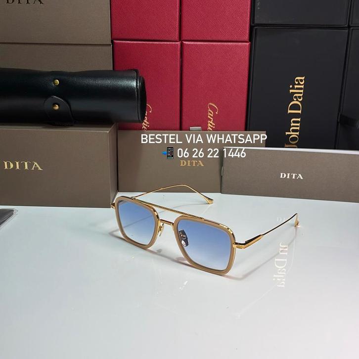 Dita flight 006 zonnebril, Sieraden, Tassen en Uiterlijk, Zonnebrillen en Brillen | Heren, Nieuw, Overige merken, Zwart, Ophalen of Verzenden