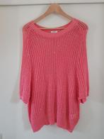 Peserico zalm roze katoenen glitter top maat 42/44, Peserico, Maat 42/44 (L), Ophalen of Verzenden, Zo goed als nieuw