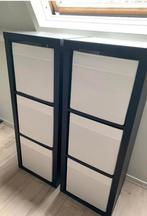 2x Kallax 3 vaks open kast vakkenkast 3x1 zwart Ikea ZGAN!!, Huis en Inrichting, Ophalen, 5 laden of meer, 50 tot 100 cm, Zo goed als nieuw