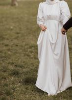 Trouwjurk Abiye wit, Kleding | Dames, Trouwkleding en Trouwaccessoires, Ophalen of Verzenden, Zo goed als nieuw, Wit, Trouwjurk