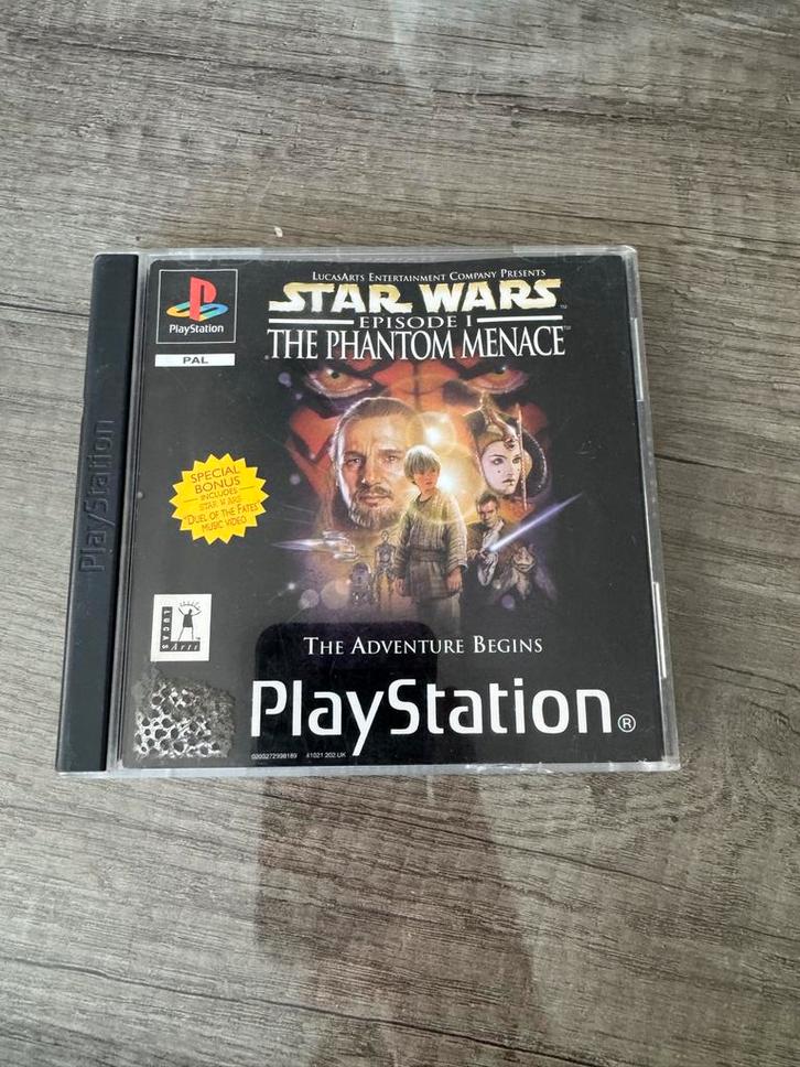 Star Wars Episode I: The Phantom Menace - PS1, Spelcomputers en Games, Games | Sony PlayStation 1, Gebruikt, Avontuur en Actie