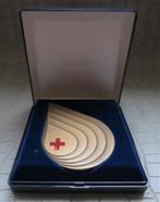 Rode Kruis Bloeddonor erepenning voor 40x doneren Rode Kruis, Postzegels en Munten, Penningen en Medailles, Nederland, Brons, Ophalen