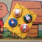 Nijntje Pluis 25MM Pin Button Badge Brooches, Set van 4, Verzenden, Nieuw, Overige onderwerpen, Button