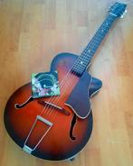 Egmond thinline archtop +piezo, Muziek en Instrumenten, Snaarinstrumenten | Gitaren | Akoestisch, Ophalen of Verzenden, Gebruikt