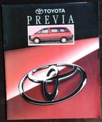 Brochure - TOYOTA Previa - oktober 1992 + info april 1992, Boeken, Auto's | Folders en Tijdschriften, Gelezen, Toyota, Ophalen
