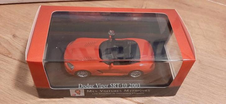 Dodge Viper SRT10 Convertible. 2003. Rood. Atlas Collections, Hobby en Vrije tijd, Modelauto's | 1:43, Zo goed als nieuw, Auto