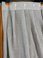 Vitrage, enkel plooi, 100 tot 150 cm, Nieuw, Ophalen of Verzenden, Grijs