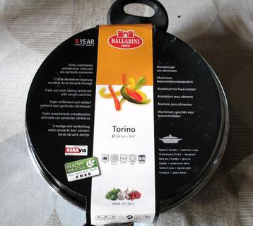 ballarini torino braadpan versterkte anti-baklaag 24 cm beschikbaar voor biedingen