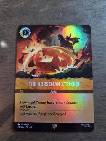 The horseman strikes 207 Whispers in the well Lorcana beschikbaar voor biedingen