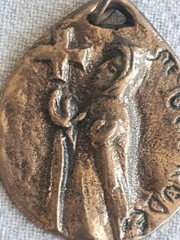 Medaille religie bedevaart St Geertrude brons beschikbaar voor biedingen