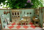 antieke poppenhuis keuken  erg groot, Antiek en Kunst, Ophalen